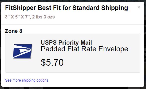 FitShipper Best Fit Shipping Calculator